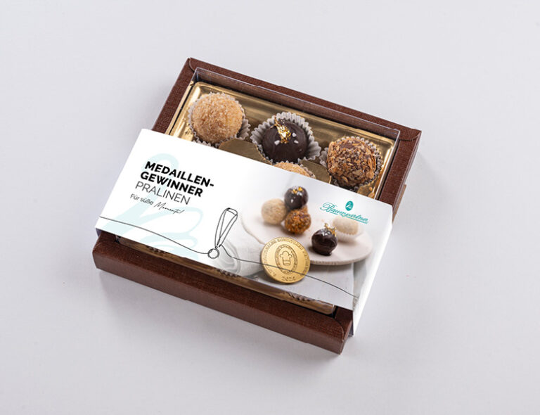 Pralinen Geschenkbox 10er gemischt - Medaillengewinner